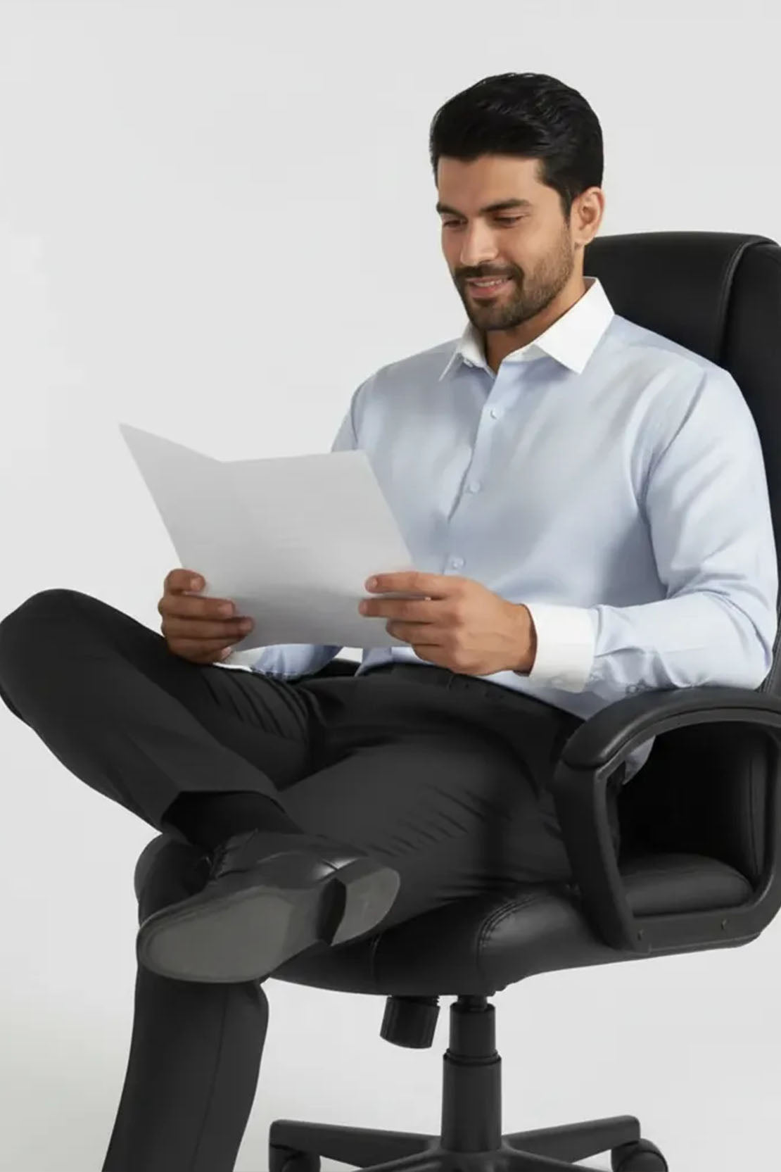 TUFTS MEN'S SOLID STRETCH SHIRT