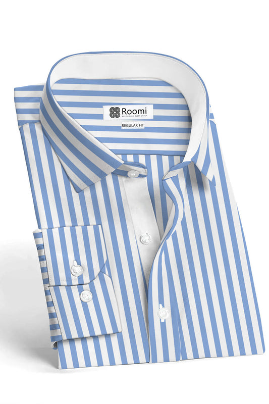 AZURE MEN'S SEMI SHIRT