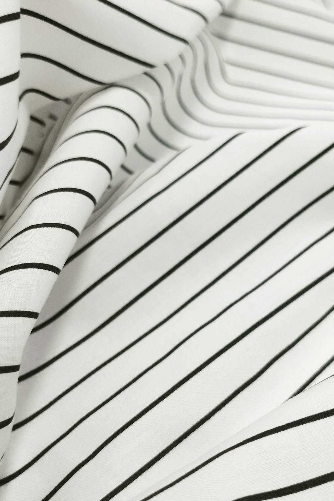 DRESS PIN STRIPES SEMI SHIRT