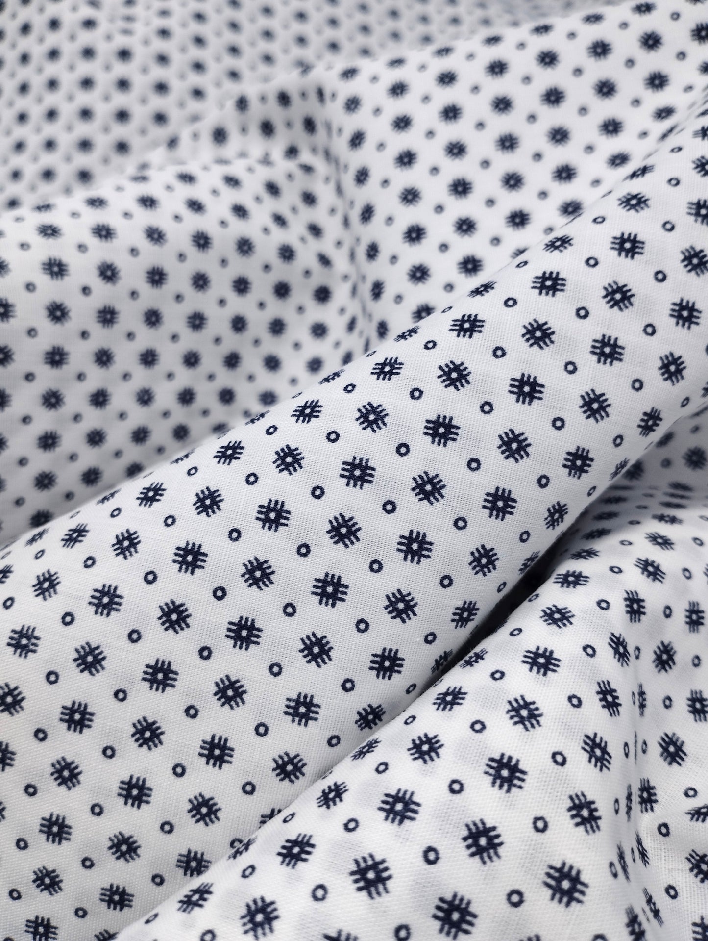 CLASSIC ELEGANCE HESH DOT MEN'S SHIRT=