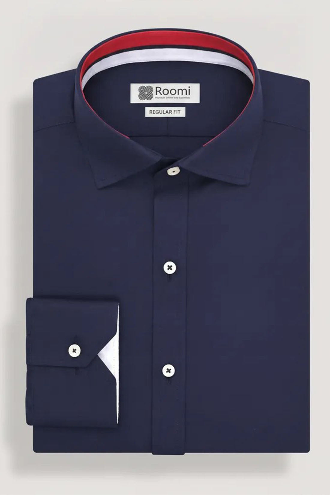 MIDNIGHT BLUE CONTRAST PLACKET SHIRT