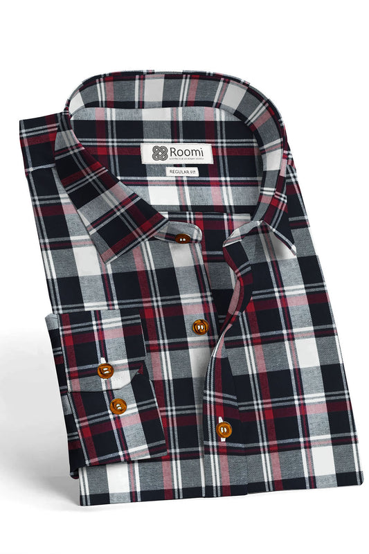 STEWART RED BLACK SHIRT