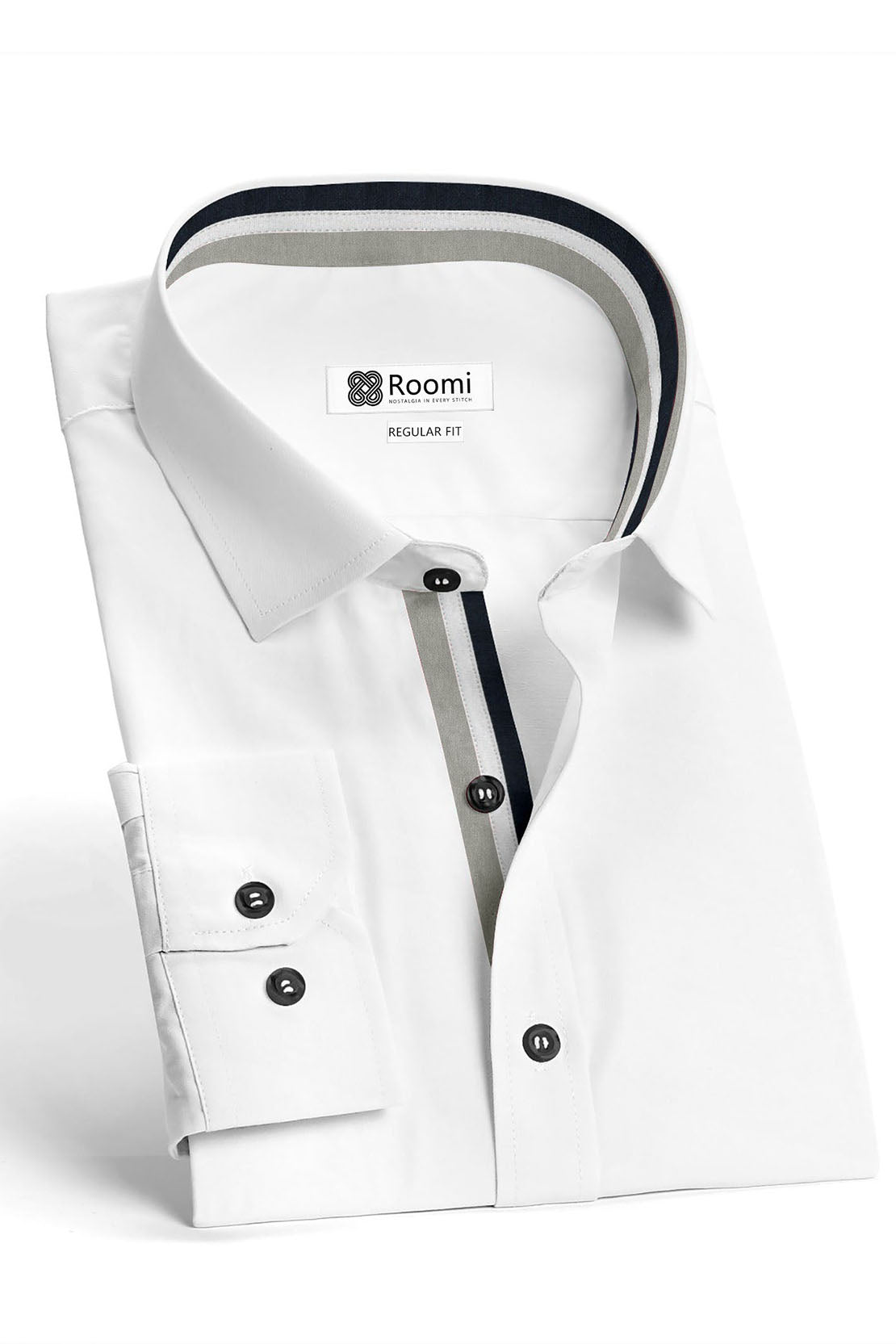 MULTI BRITISH SPREAD STRETCH SHIRT