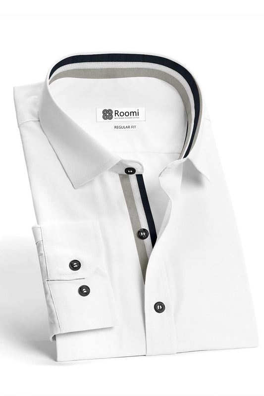 MULTI BRITISH SPREAD STRETCH SHIRT