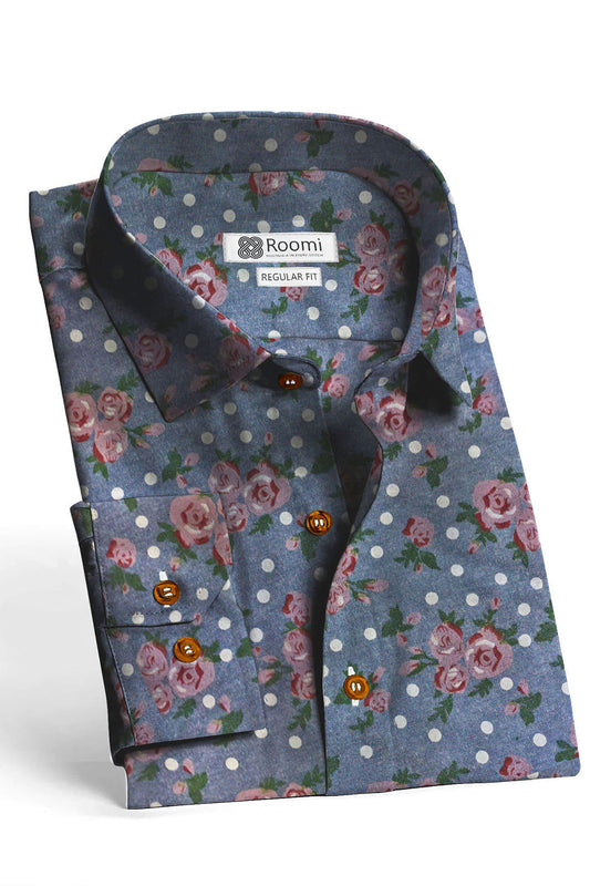 VINTAGE ROSE FLORAL SHIRT