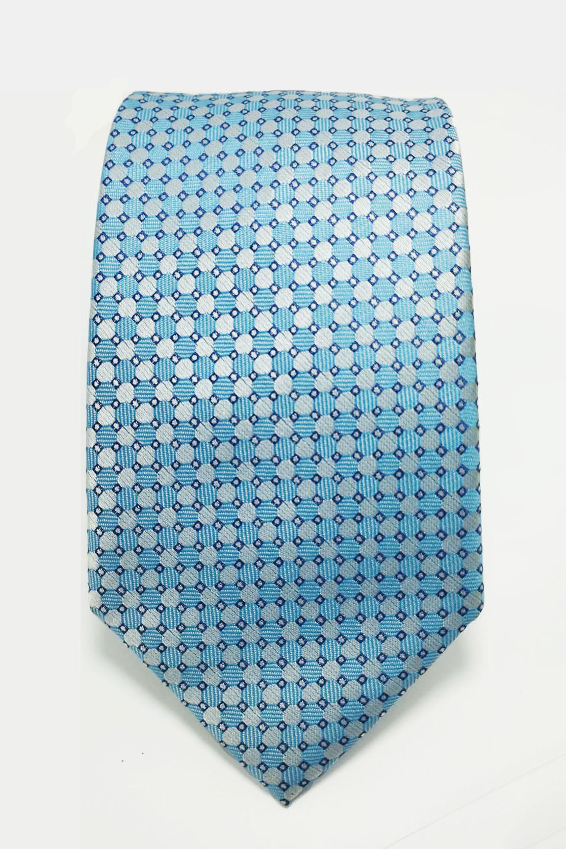 AZURE REFINED PATTERN TIE