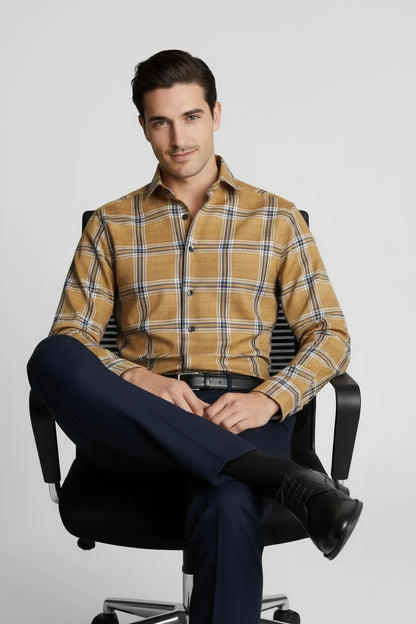AUTUMN METRO PLAID SHIRT