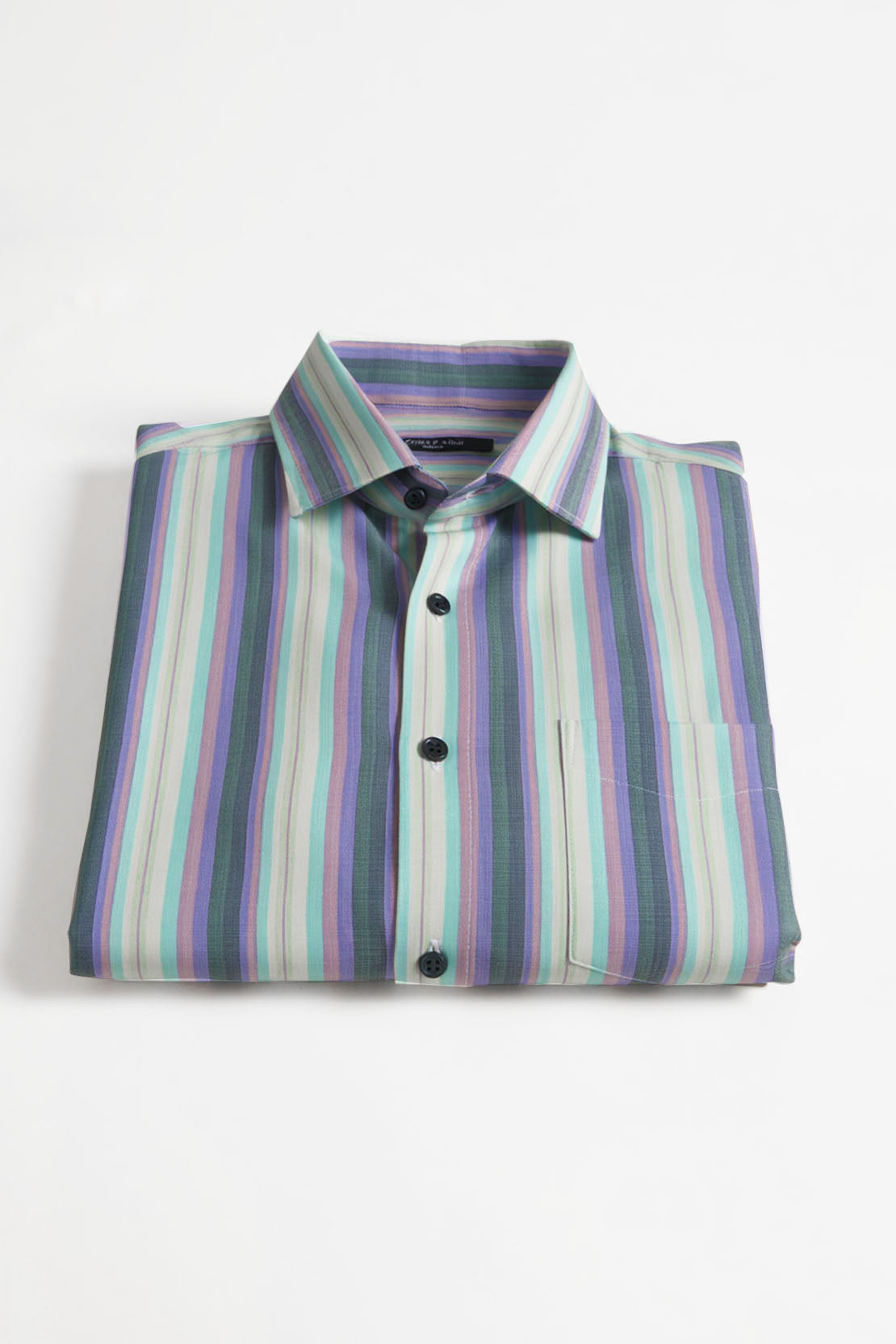 AQUA LAVENDER CLASSIC STRIPE SHIRT