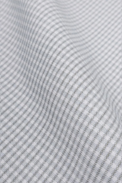 GREY MICRO CHECK SHIRT
