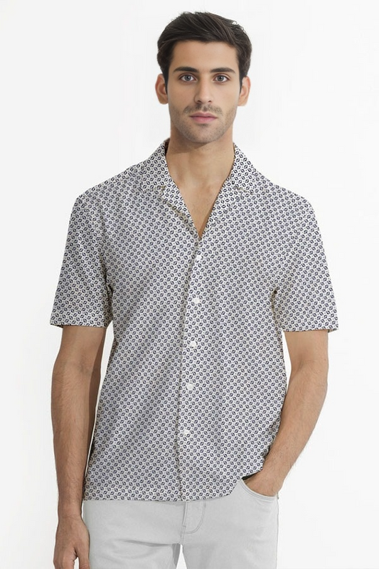 DOT CUBAN PATTERN SHIRT