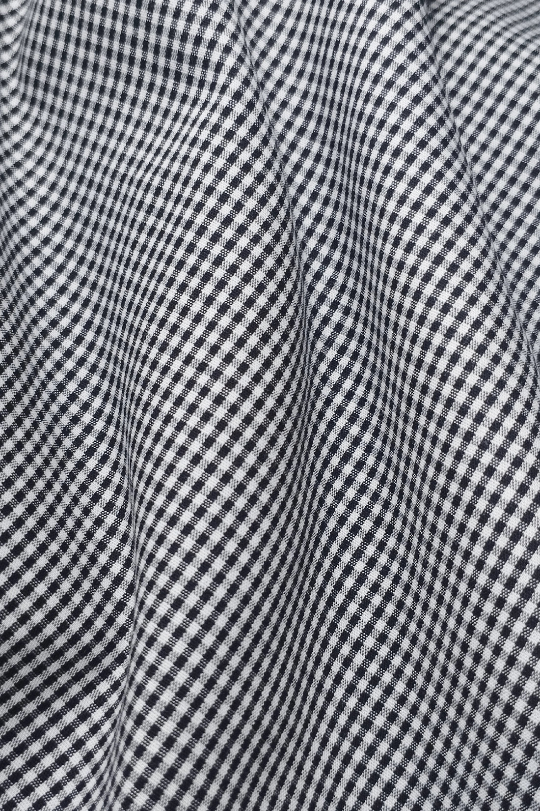 CHARCOAL GINGHAM CHECK SHIRT