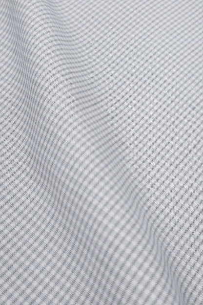 GREY MICRO CHECK SHIRT