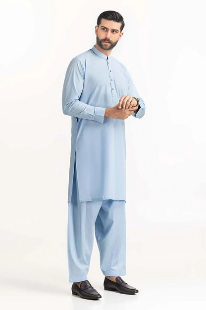 CELESTIAL BLUE KURTA SHALWAR