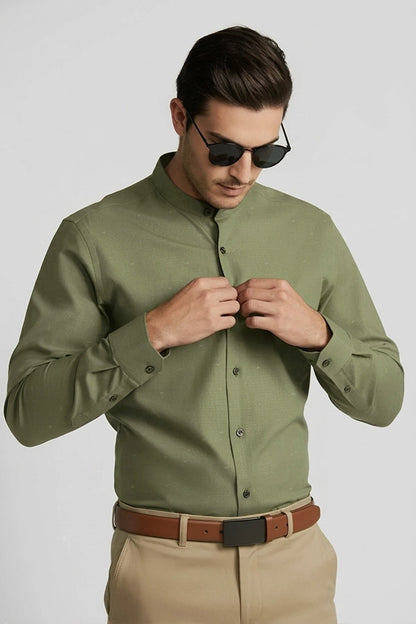 SAGE GREEN BAND COLLAR