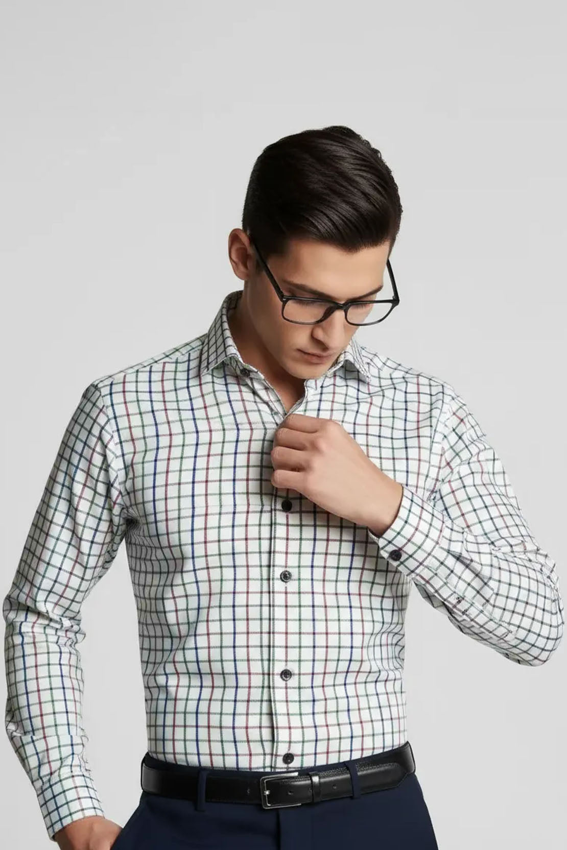 ELEGANT MULTI TONE CHECK SHIRT
