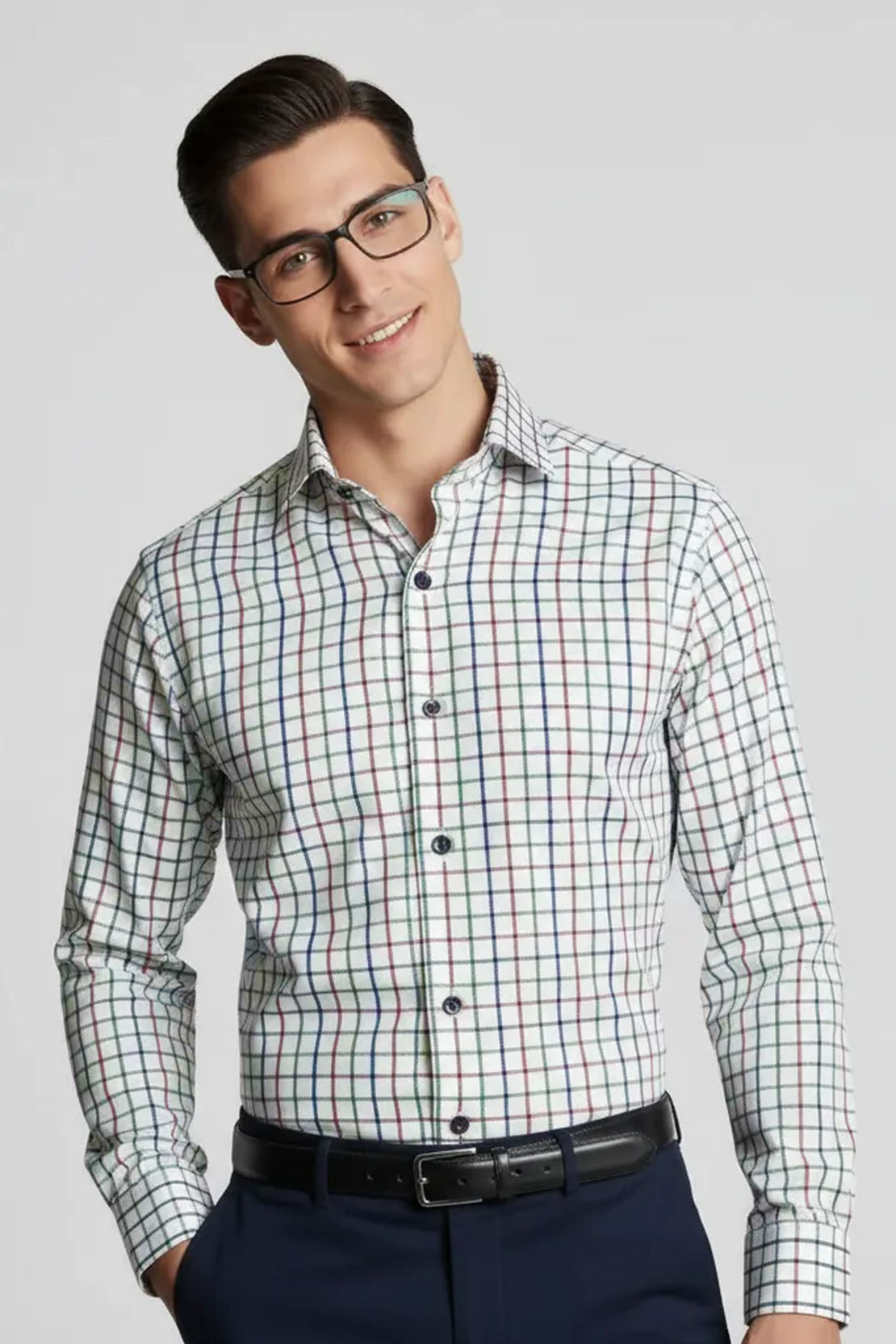 ELEGANT MULTI TONE CHECK SHIRT