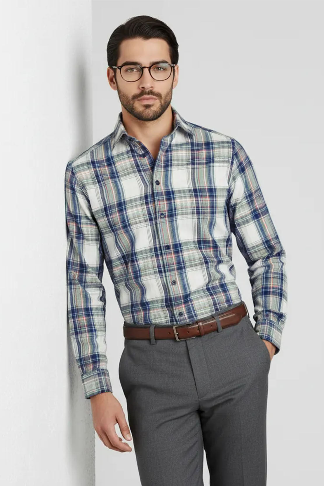 CLASSIC SEESUCKER CHECKER SHIRT