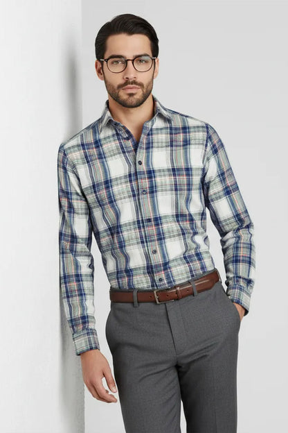 CLASSIC SEESUCKER CHECKER SHIRT