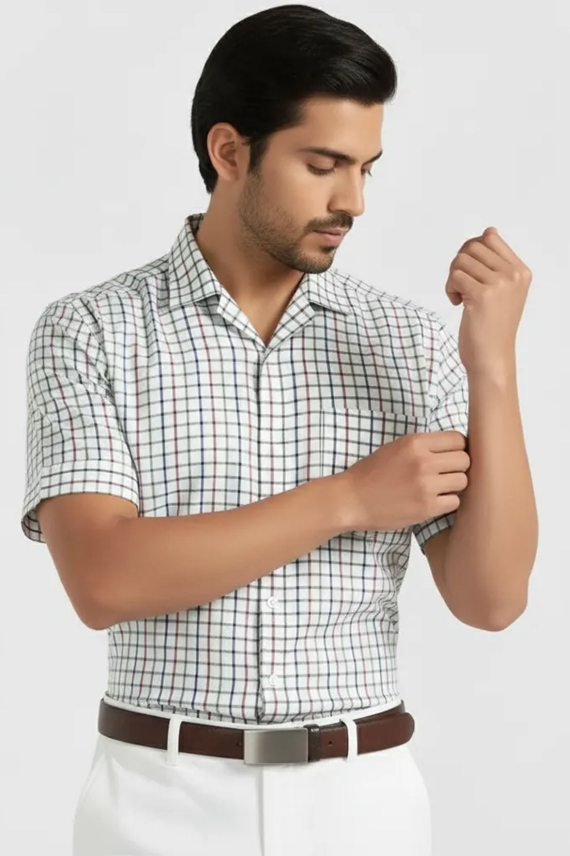 SIGNATURE MULTI CHECK CUBAN SHIRT