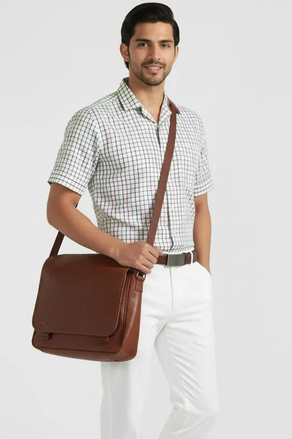 SIGNATURE MULTI CHECK CUBAN SHIRT