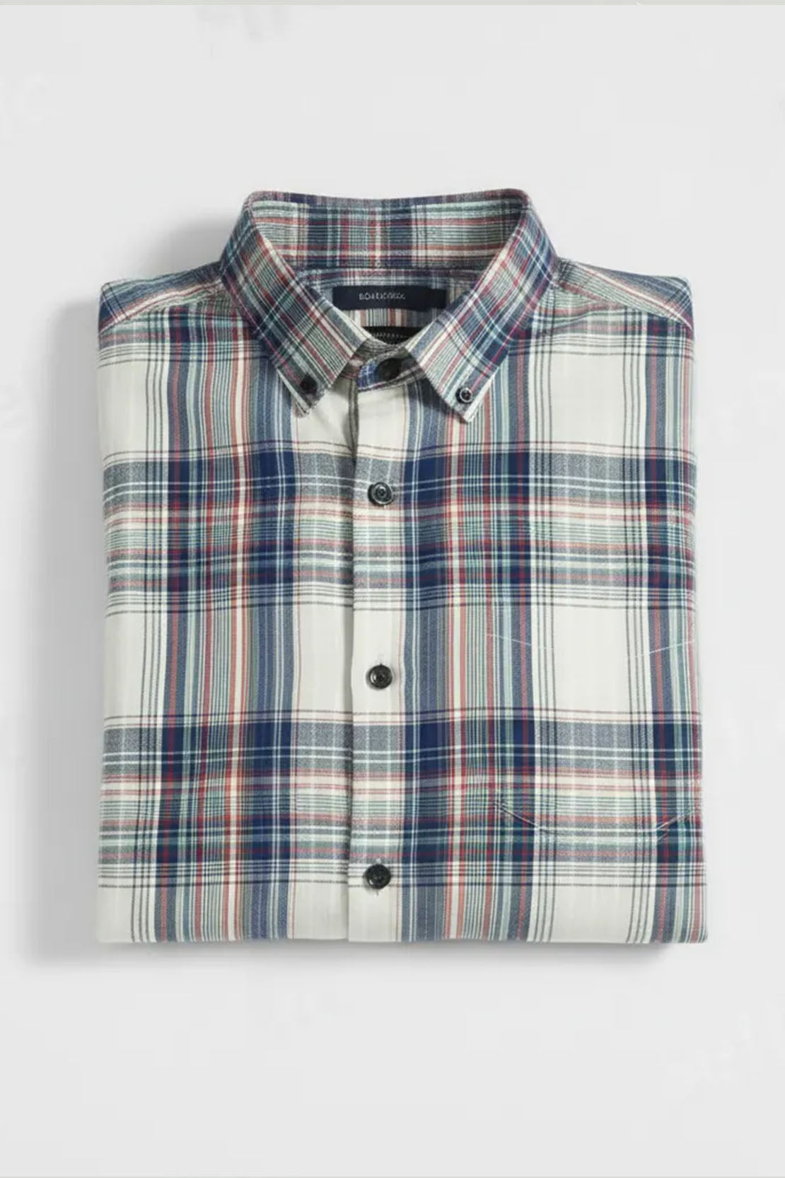 NEUTRAL TONE CHECK BUSINESS SHIRT