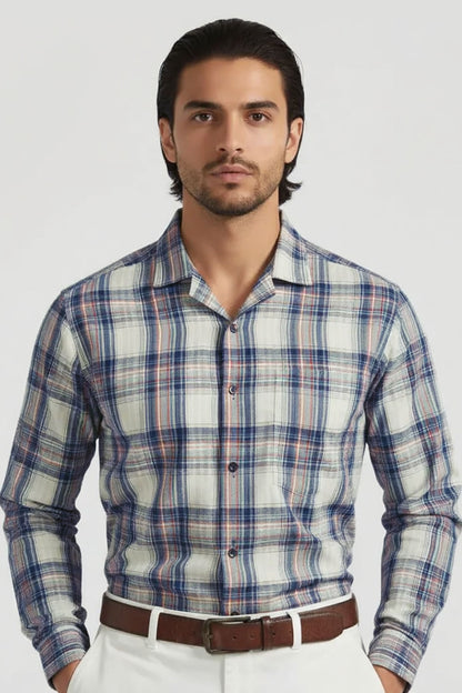 HIGHLAND SEESUCKER CHECKER SHIRT