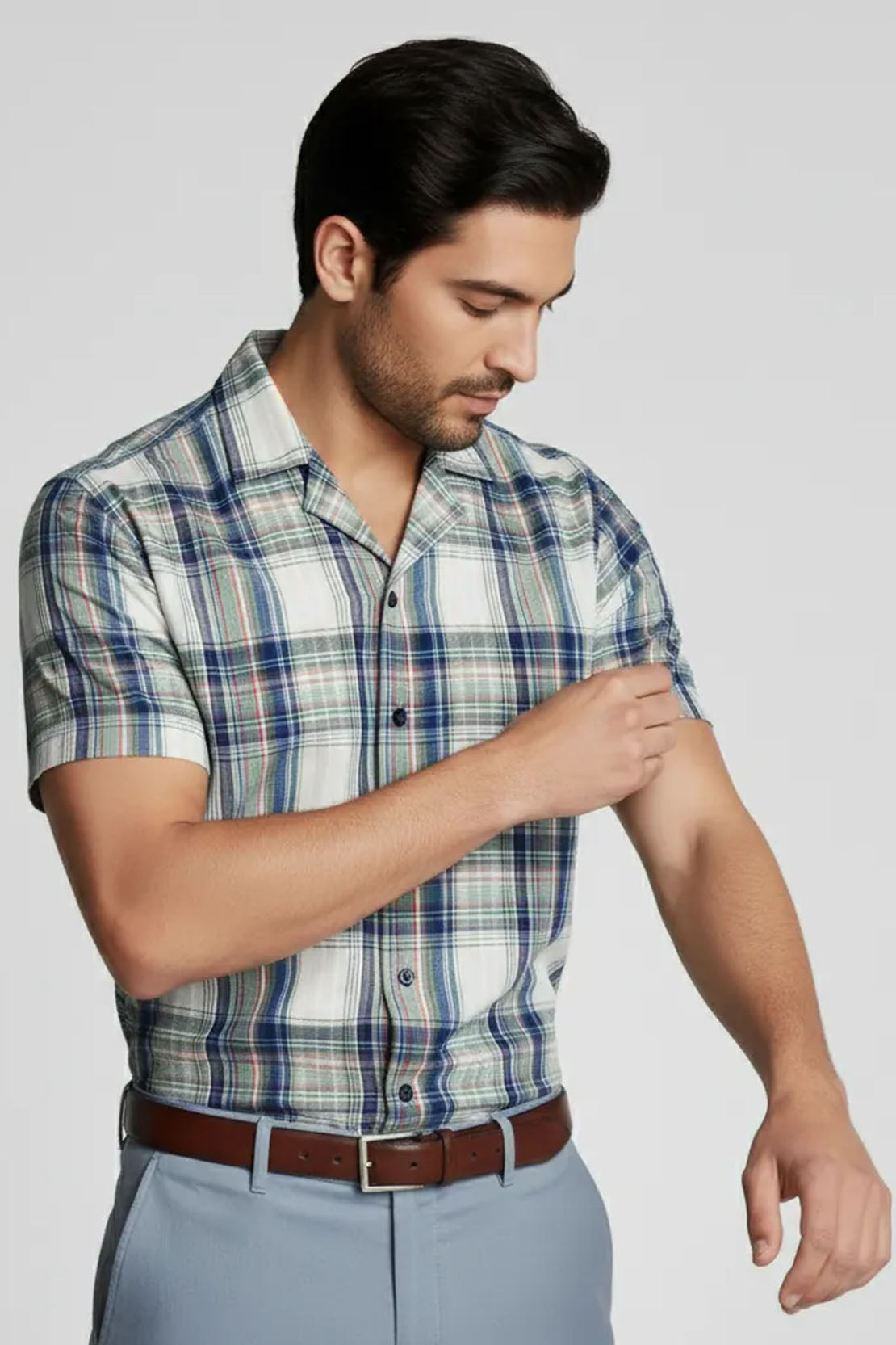 URBAN SEESUCKER CUBAN SHIRT