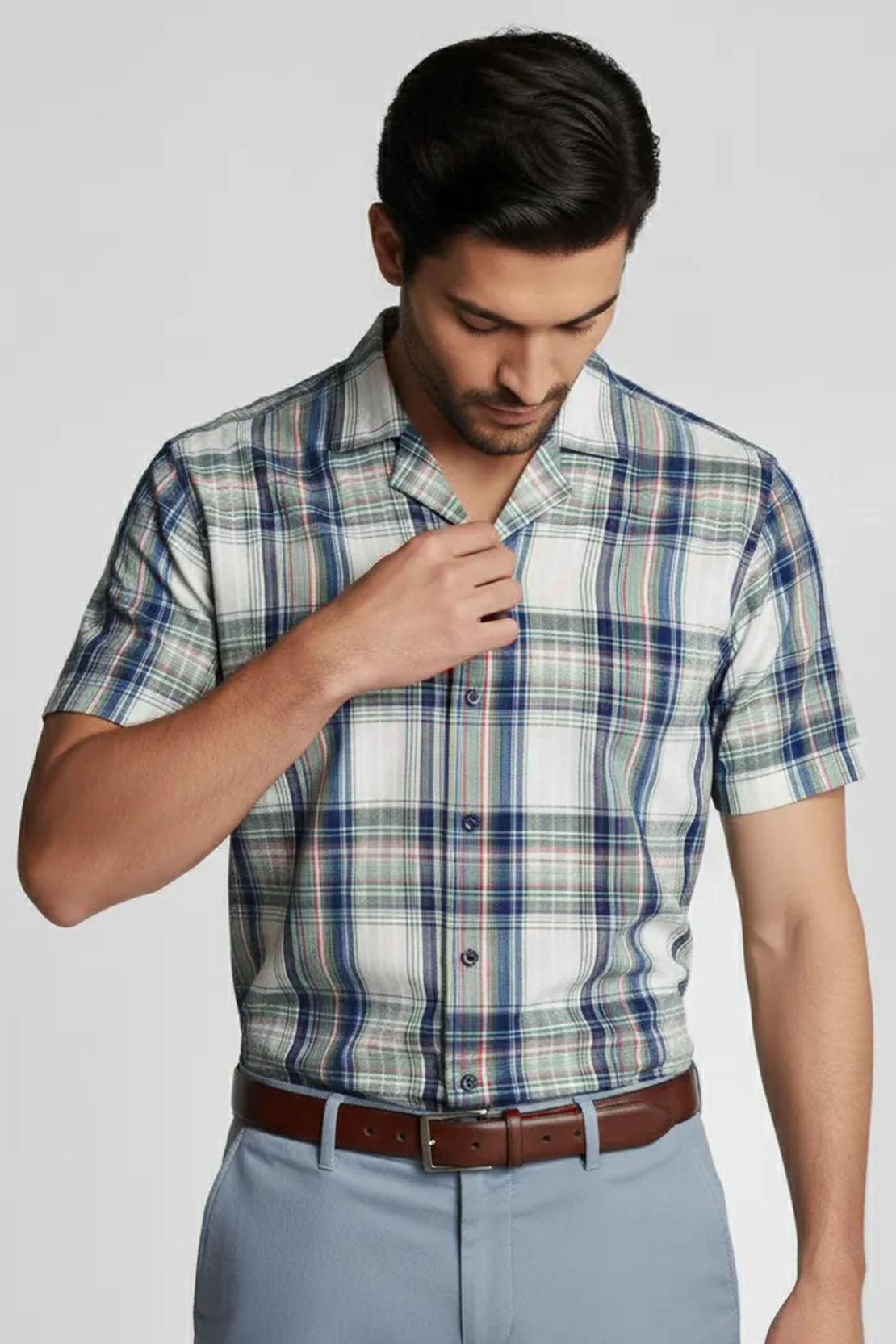 URBAN SEESUCKER CUBAN SHIRT