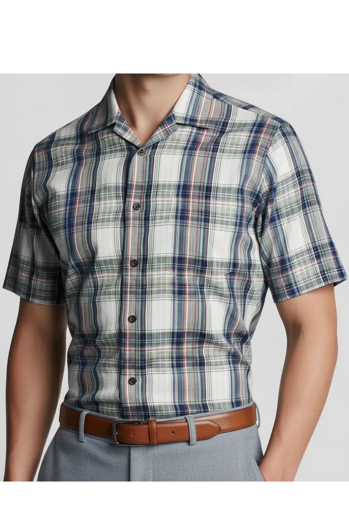 URBAN SEESUCKER CUBAN SHIRT