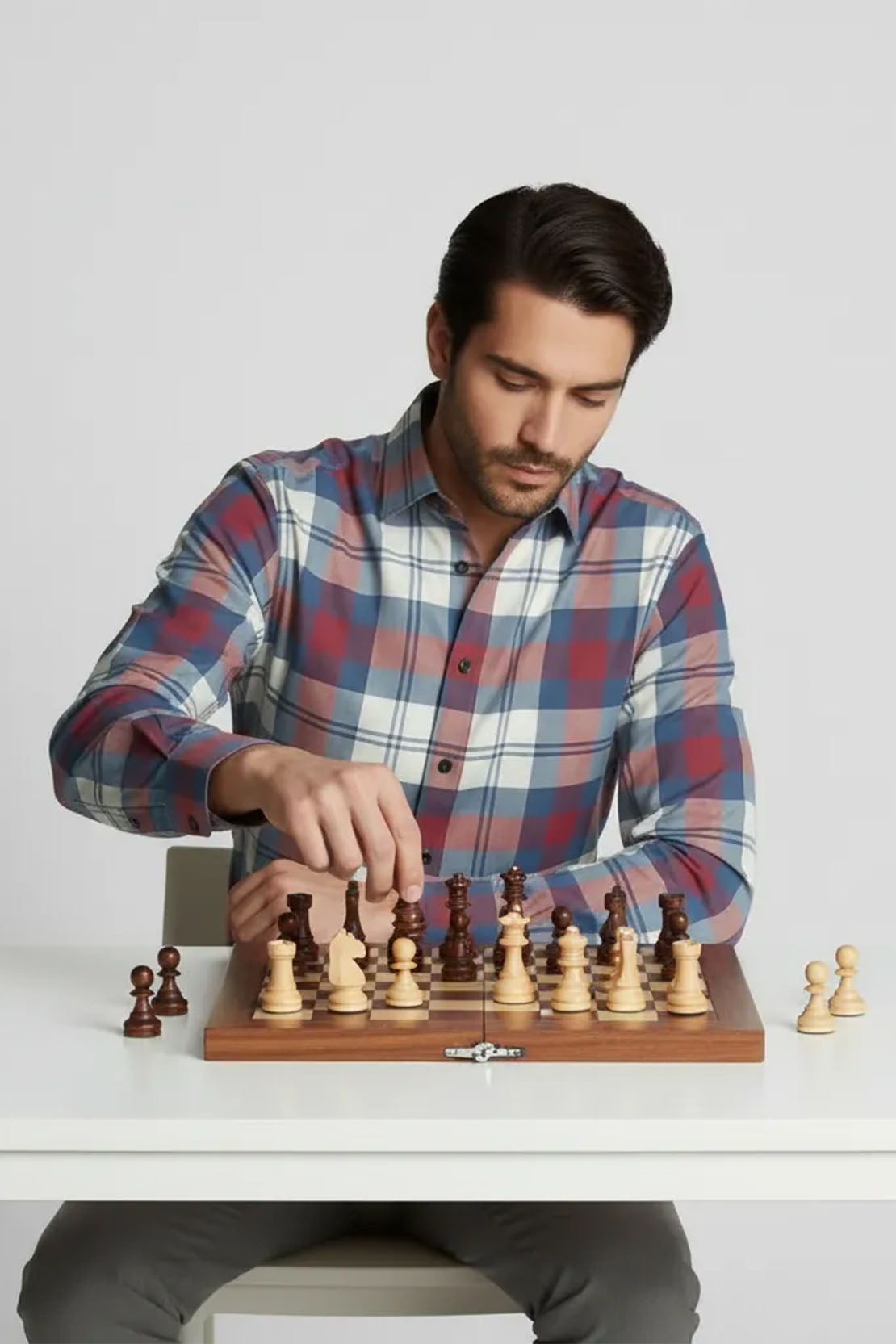 ELEGANT MARVEL CHECKED SHIRT