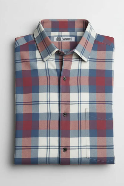 ELEGANT MARVEL CHECKED SHIRT
