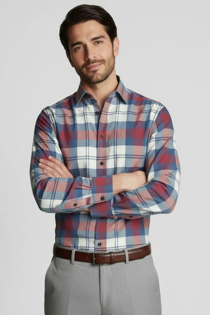 ELEGANT MARVEL CHECKED SHIRT