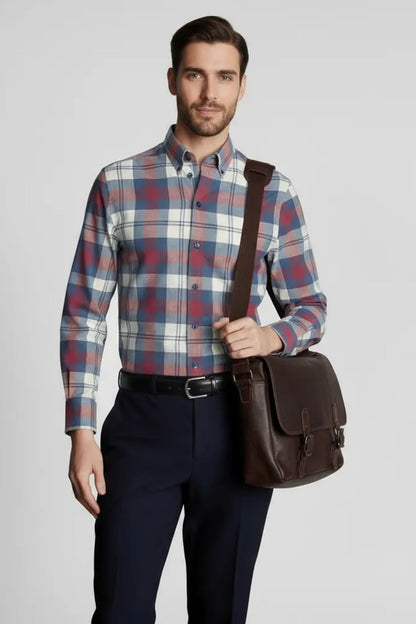 HERITAGE BUTTON DOWN CHECK SHIRT