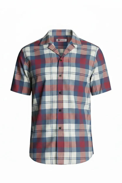 LEGANT TWO-TONE CUBAN SHIRT