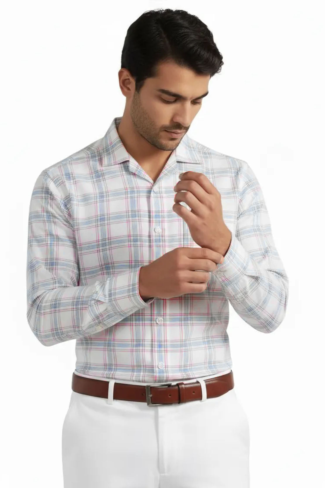 SPRING PLAID EASY-CARE SHIRT