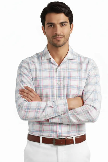 SPRING PLAID EASY-CARE SHIRT