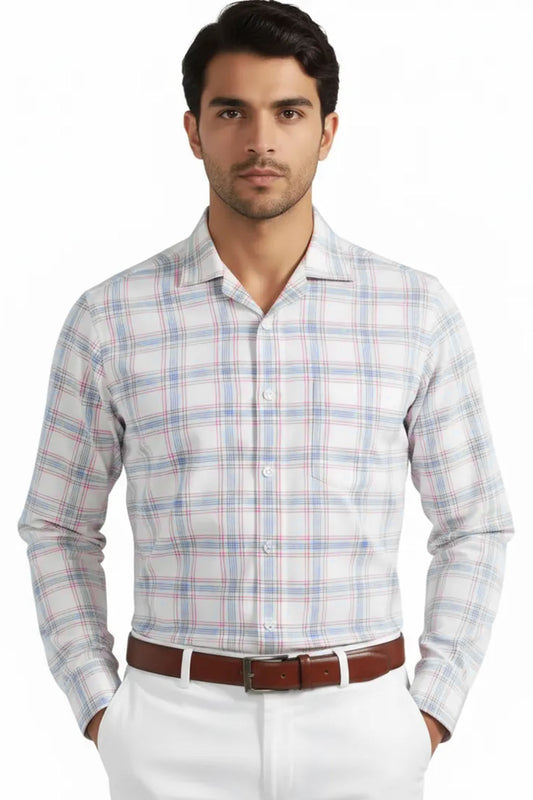 SPRING PLAID EASY-CARE SHIRT