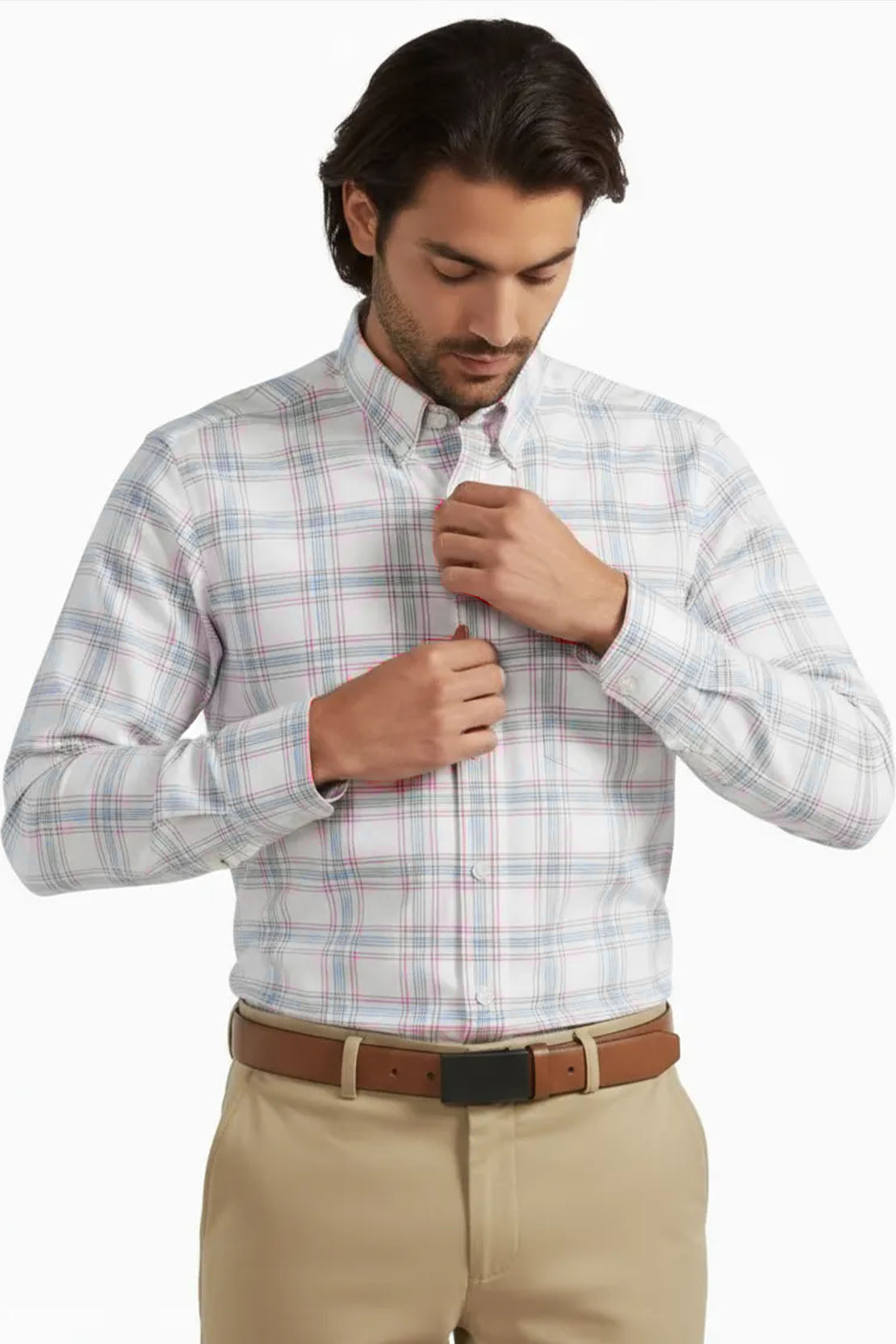 THE REFINED LIGHT PLAID SHIRT