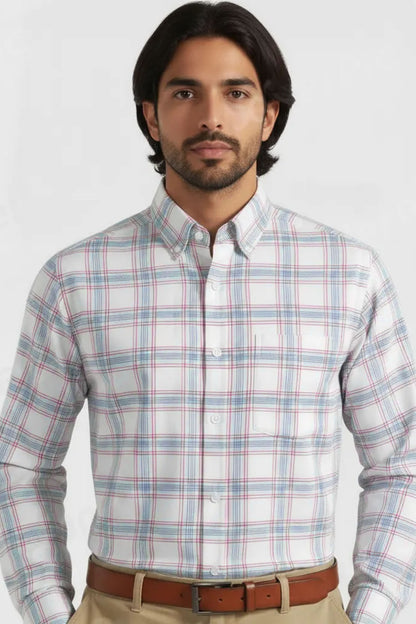 THE REFINED LIGHT PLAID SHIRT