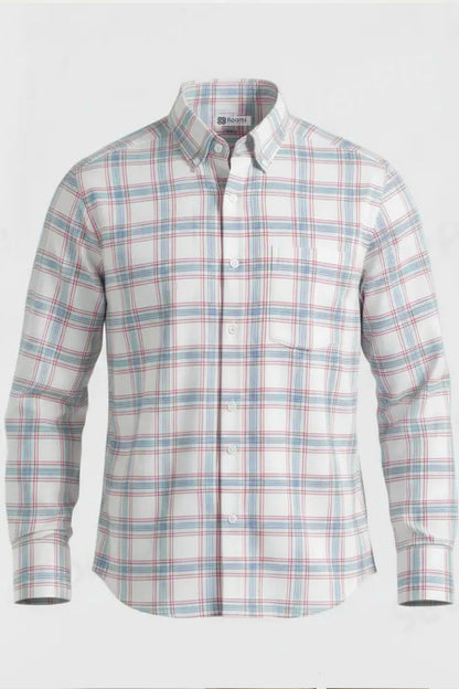 THE REFINED LIGHT PLAID SHIRT