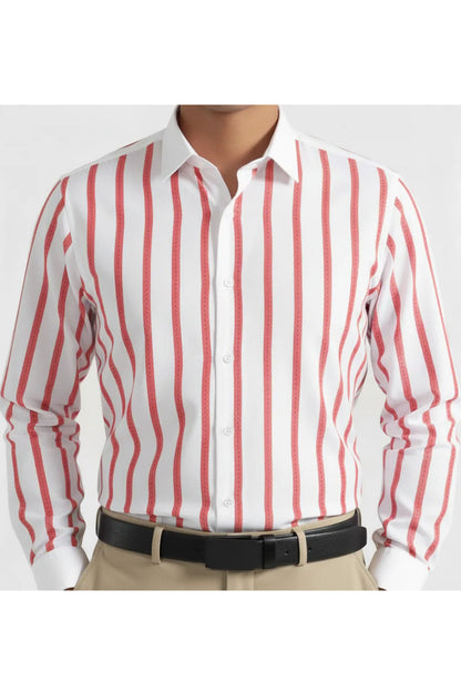 VIVID CRIMSON FORMAL SHIRT