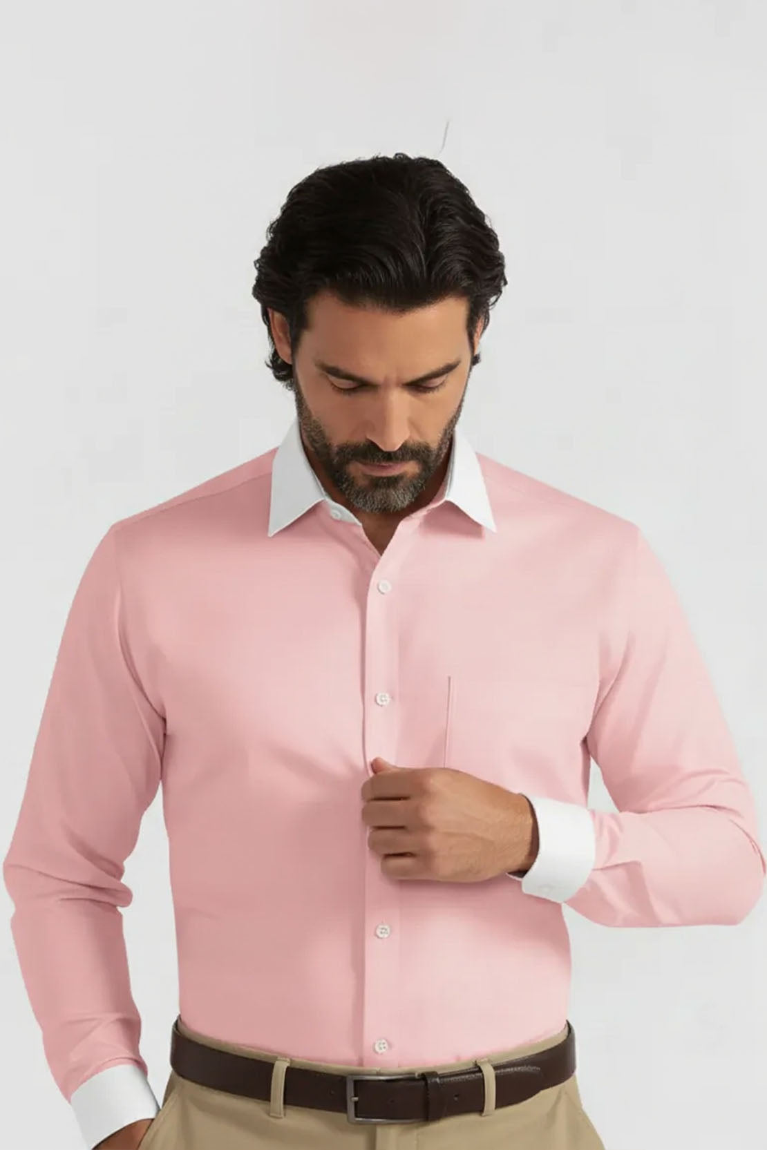 PASTEL STRETCH MEN'S SHIRT