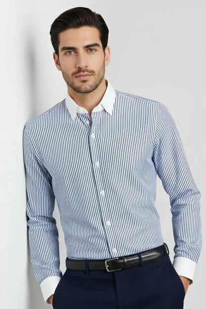 POPLIN STRIPES SHIRT