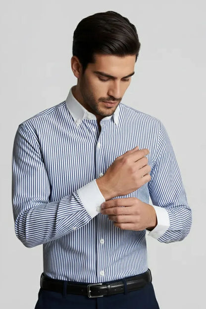 POPLIN STRIPES SHIRT