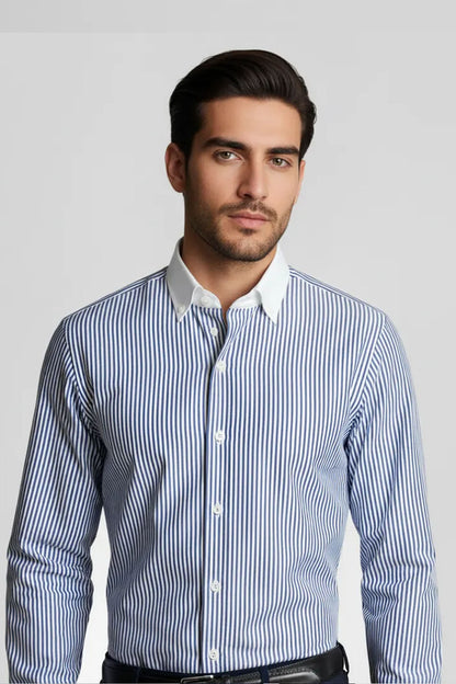 POPLIN STRIPES SHIRT