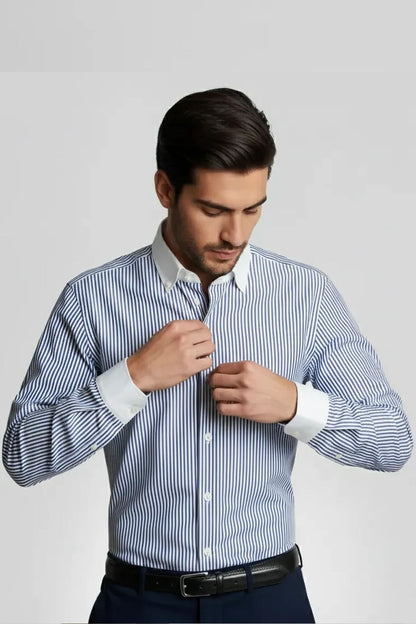 POPLIN STRIPES SHIRT