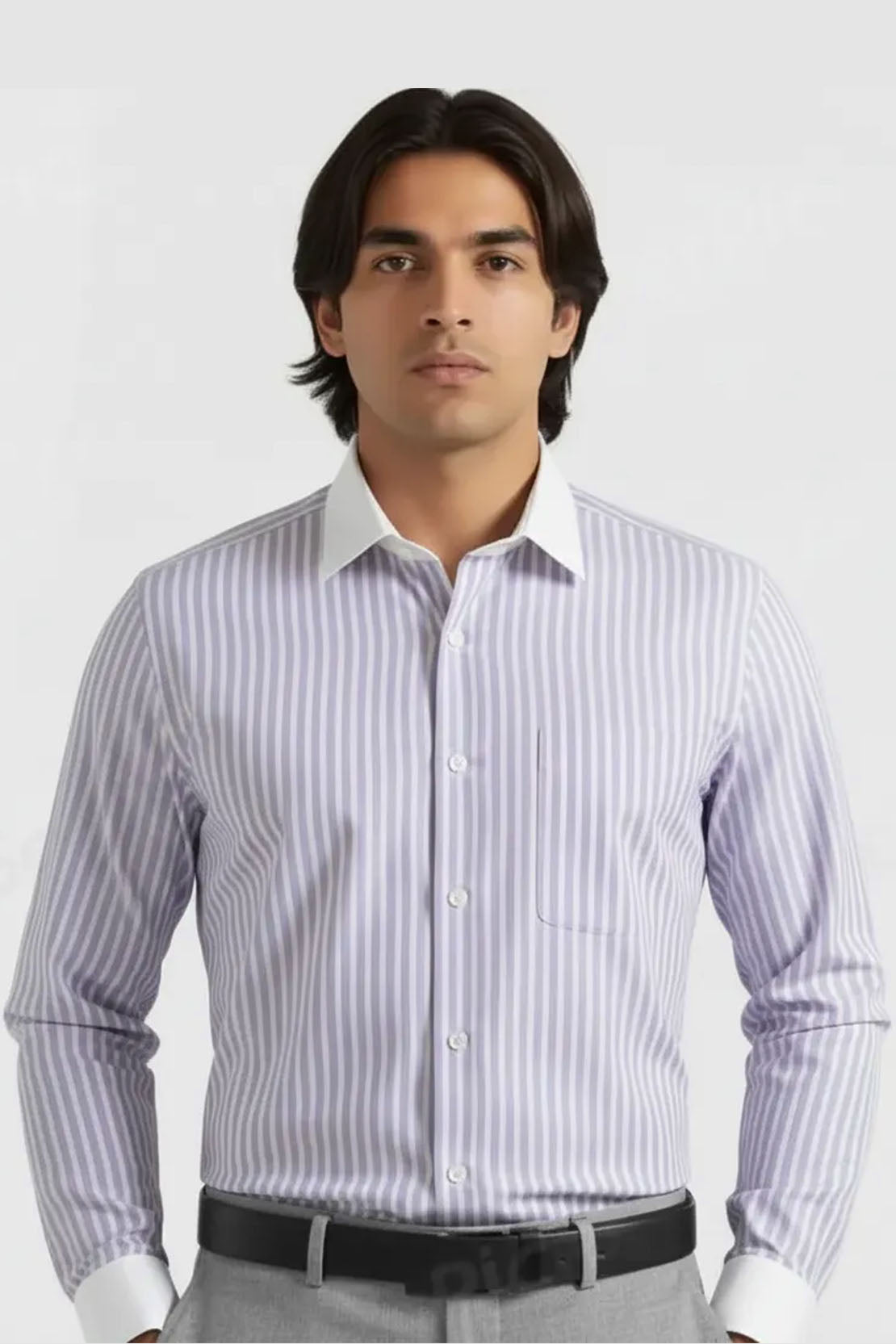 LILAC PASTEL STRIPES SHIRT