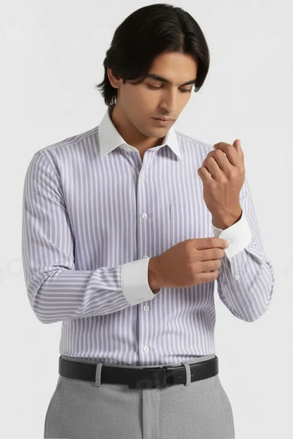 LILAC PASTEL STRIPES SHIRT