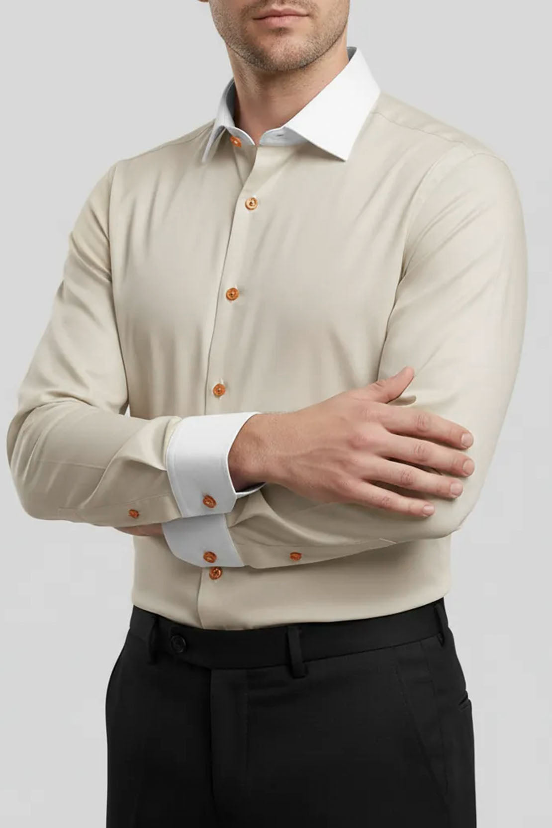 CLASSIC MERINO STRETCH SOLID SHIRT