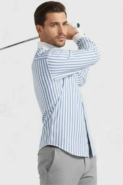 CLASSIC AZURE SEMI FORMAL SHIRT